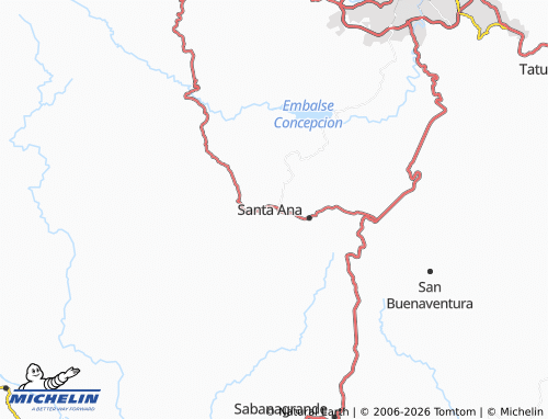Kaart MICHELIN Ojojona - ViaMichelin