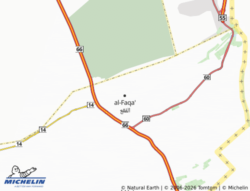 MICHELIN Al Faqa map - ViaMichelin