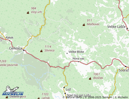 MICHELIN Ulaka map - ViaMichelin