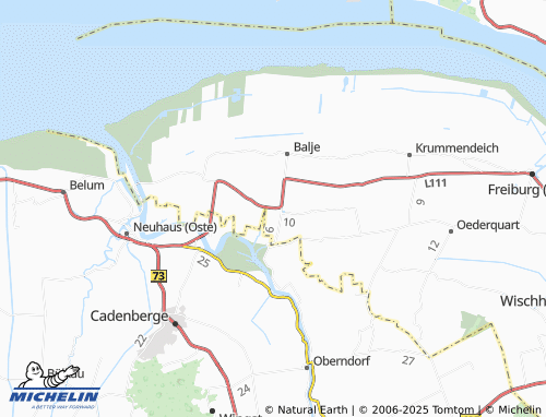 MICHELIN-Landkarte Süderdeich - ViaMichelin