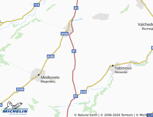 Kaart MICHELIN Pishurka - ViaMichelin