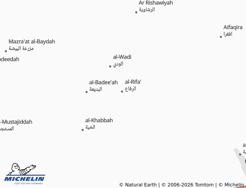 MICHELIN-Landkarte al-Nabwan - ViaMichelin