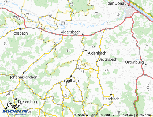 MICHELIN Gunzing map - ViaMichelin