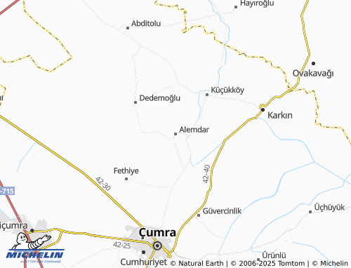 MICHELIN Alemdar map - ViaMichelin