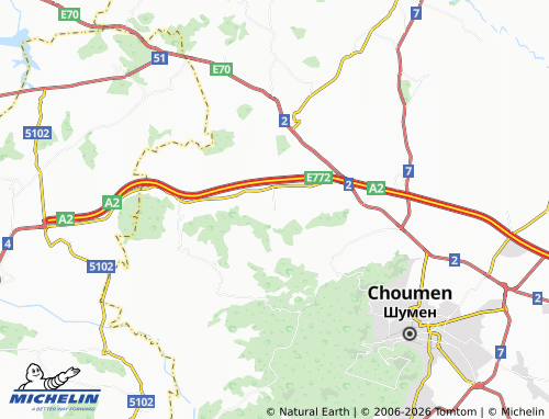 Carte MICHELIN Gradishte - ViaMichelin