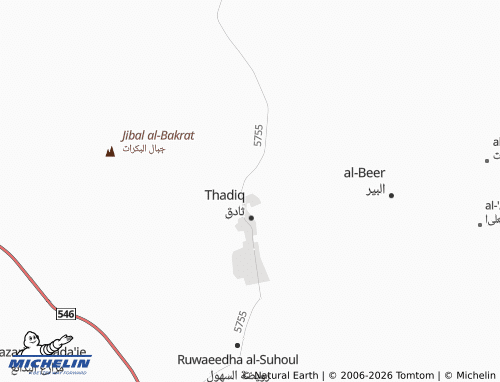 MICHELIN-Landkarte al-Nakheel - ViaMichelin