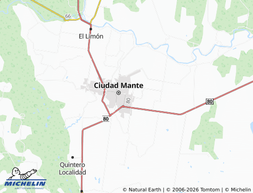 Mappa MICHELIN Carolina Yucatán - ViaMichelin