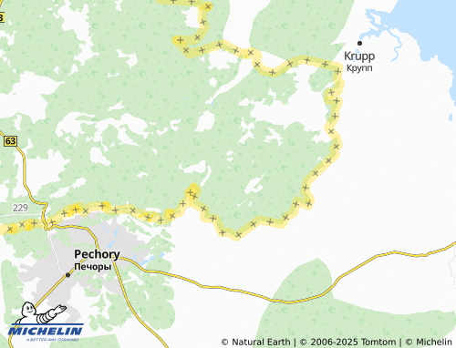 MICHELIN Ulitina map - ViaMichelin
