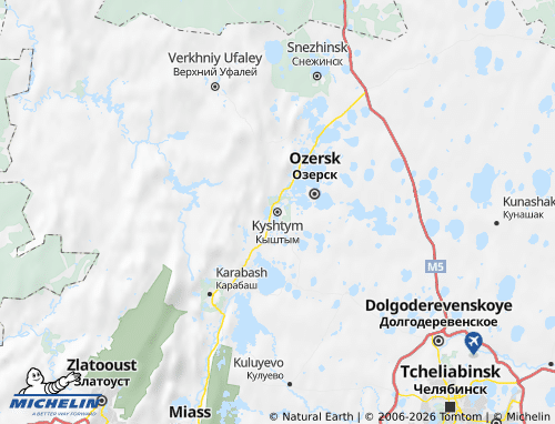 MICHELIN-Landkarte Kischtim - ViaMichelin