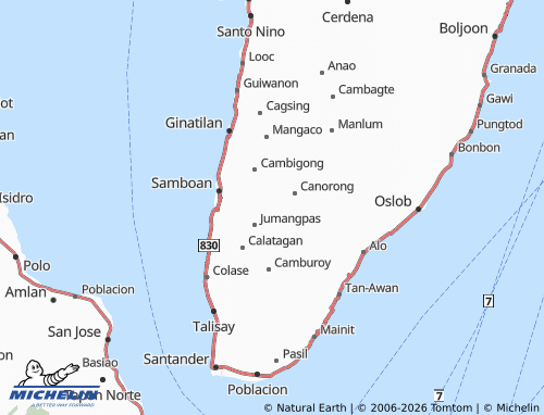 MICHELIN Basak map - ViaMichelin