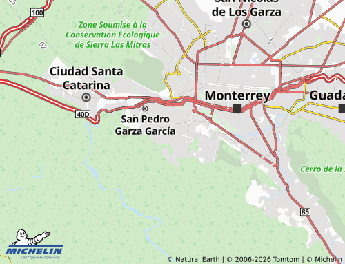 MICHELIN Bosques del Valle map - ViaMichelin