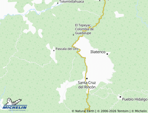 Mappa MICHELIN Tierra Colorada Centro - ViaMichelin