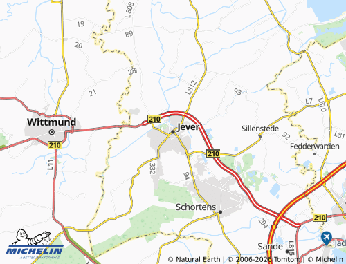 MICHELIN Jever map - ViaMichelin