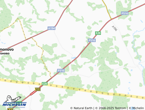 MICHELIN Novoselovo map - ViaMichelin