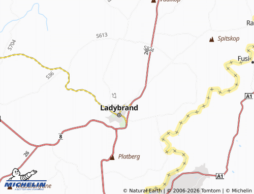 Mapa MICHELIN Brightside - ViaMichelin