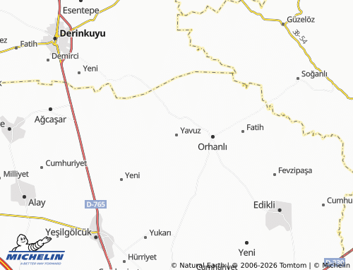 Mapa MICHELIN Yavuz - ViaMichelin