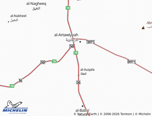 Carte MICHELIN al-Rawdah - ViaMichelin