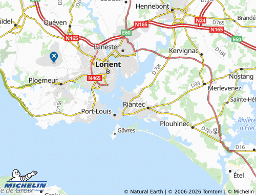 Carte MICHELIN Locmiquélic - ViaMichelin