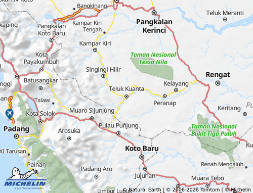 Mappa MICHELIN Kuantan Singingi - ViaMichelin