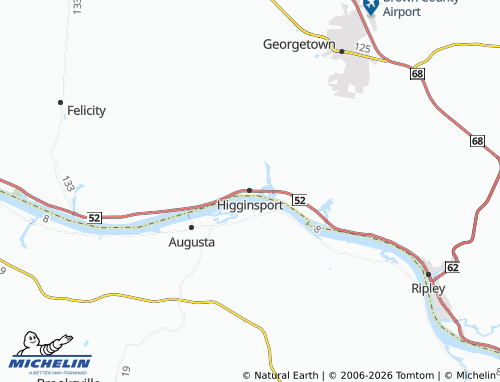 Mappa MICHELIN Higginsport - ViaMichelin
