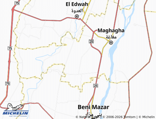 Mappa MICHELIN Ashneen al-Nasara - ViaMichelin
