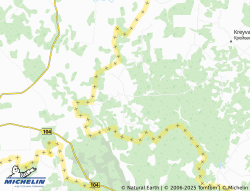 MICHELIN Onzhadovo map - ViaMichelin