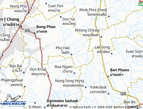 Mapa MICHELIN Pho Hak - ViaMichelin