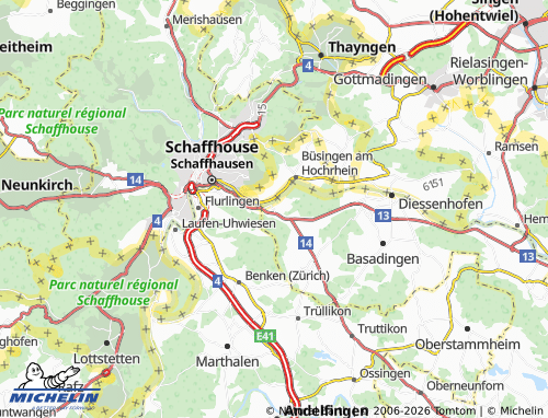 MICHELIN-Landkarte Paradies - ViaMichelin