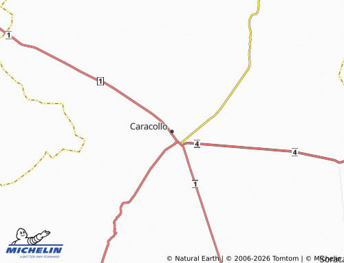 MICHELIN Caracollo map - ViaMichelin