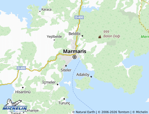 Kaart MICHELIN Marmaris - ViaMichelin