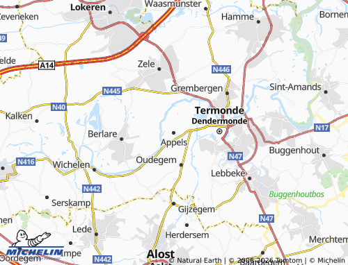 Mapa MICHELIN Appels - ViaMichelin