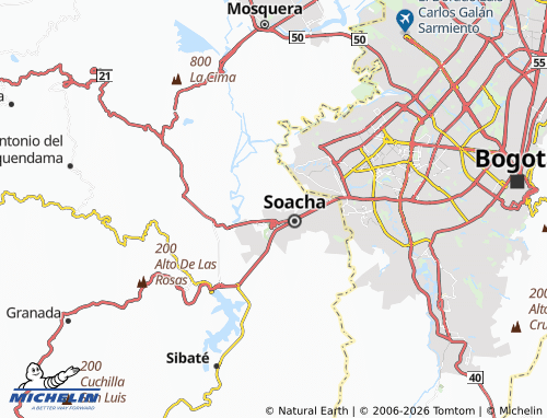 Carte MICHELIN El Danubio - ViaMichelin