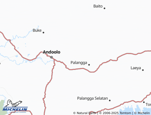 MICHELIN Alengge Agung map - ViaMichelin