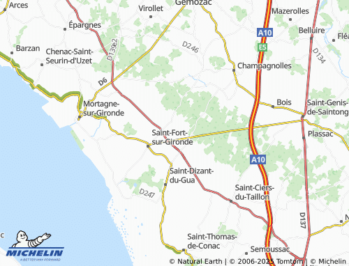 Carte MICHELIN Chez Poupot - ViaMichelin