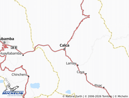 MICHELIN-Landkarte Calca - ViaMichelin