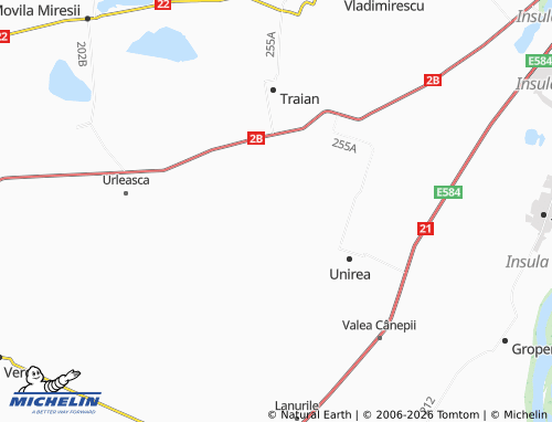 MICHELIN Morotești map - ViaMichelin