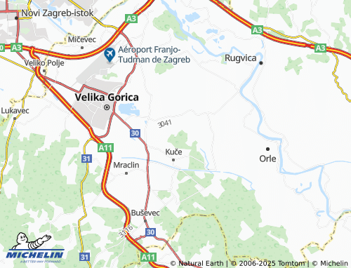 MICHELIN Donje Podotočje map - ViaMichelin