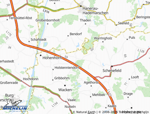 MICHELIN Bokhorst map - ViaMichelin