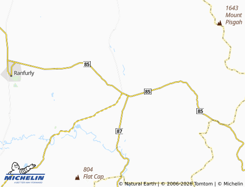 Mapa MICHELIN Kyeburn - ViaMichelin