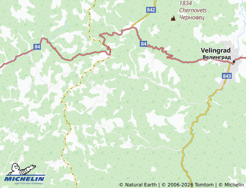MICHELIN Tsvetino map - ViaMichelin