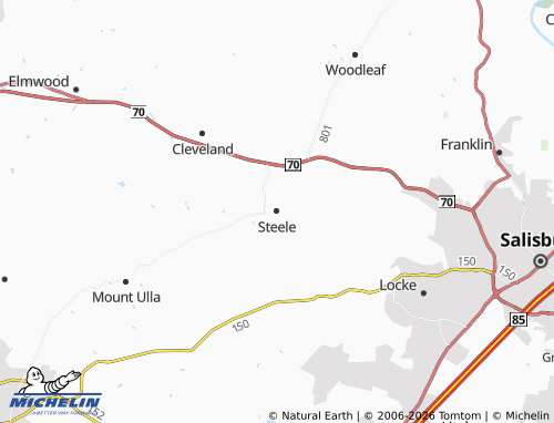 Carte MICHELIN Steele - ViaMichelin