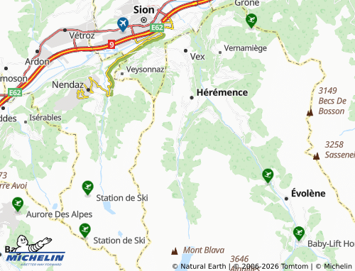 MICHELIN Mâche map - ViaMichelin