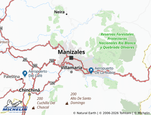 Mappa MICHELIN Los Cedros - ViaMichelin