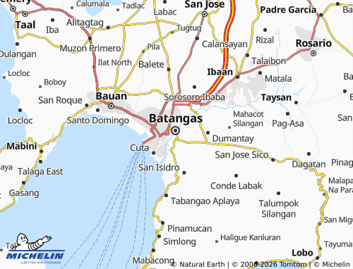 MICHELIN Kumintang Ibaba map - ViaMichelin