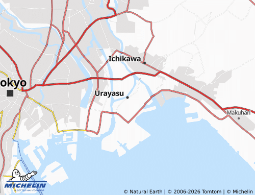 Mappa MICHELIN Urayasu - ViaMichelin