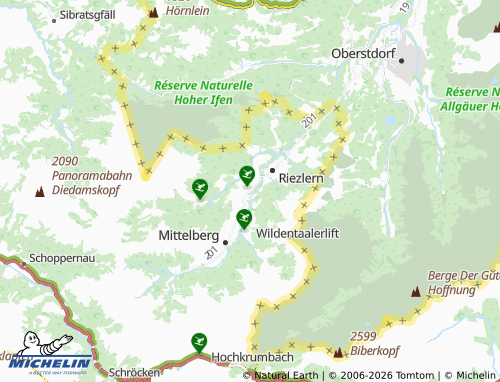 MICHELIN Hirschegg map - ViaMichelin