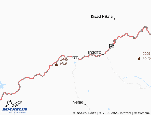 MICHELIN Adi Hoho map - ViaMichelin
