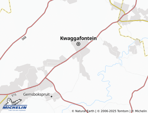 Kaart MICHELIN Kwaggafontein-Ia - ViaMichelin