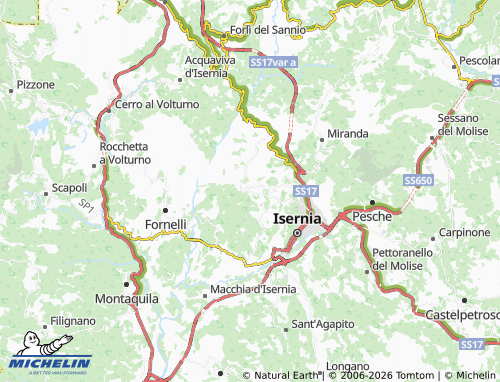 MICHELIN-Landkarte Cutoni - ViaMichelin
