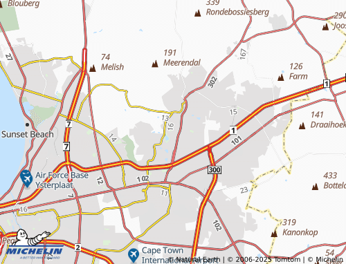 Mappa MICHELIN Kenridge-Durbanville - ViaMichelin